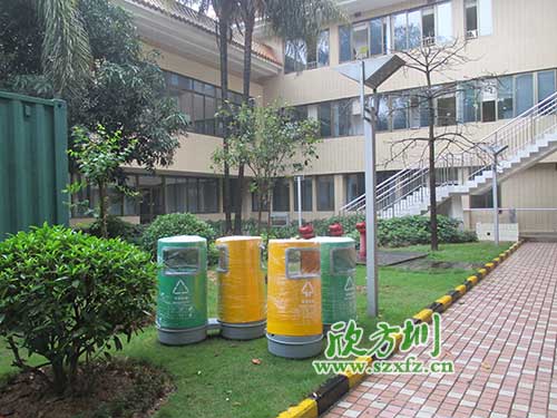 韶關(guān)物業(yè)分類玻璃鋼垃圾桶，提升社區(qū)好環(huán)境。